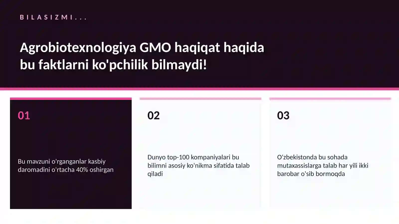 Agrobiotexnologiya GMO haqiqat 2