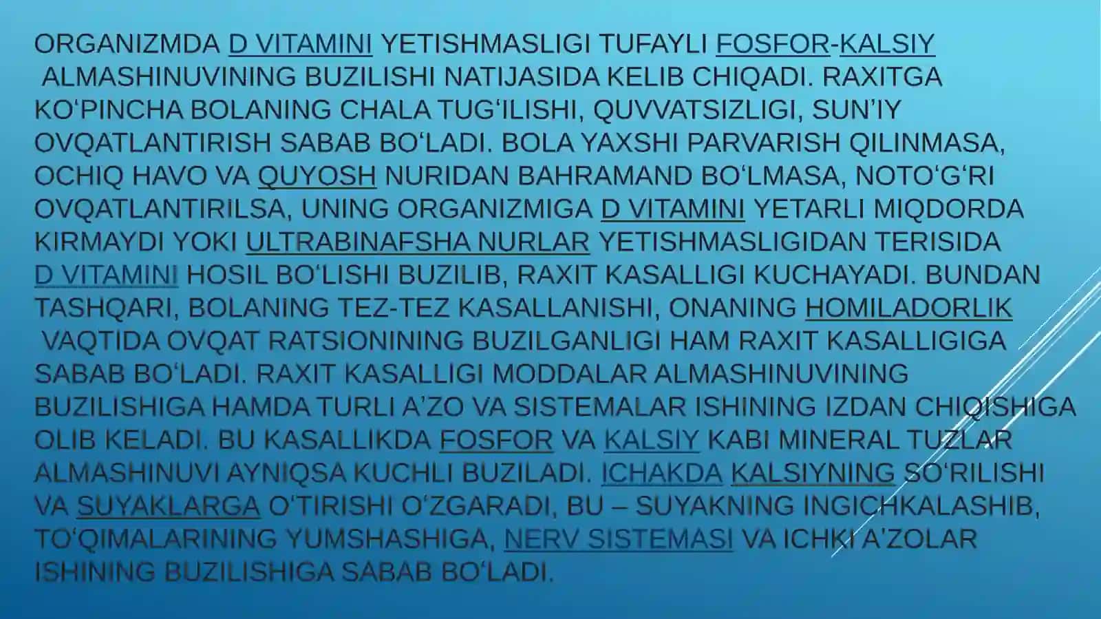 Raxit kasalligi 2