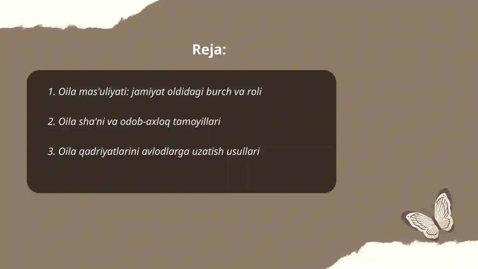 Oila mas'uliyati 2