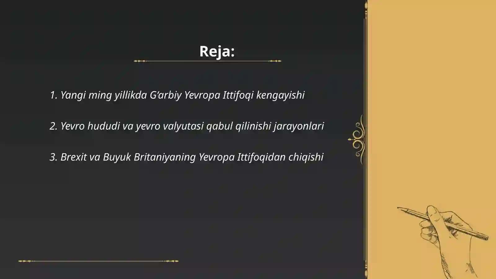 Yangi ming yillikda gʻarbiy Yevropadagi siyosiy jarayonlar 2