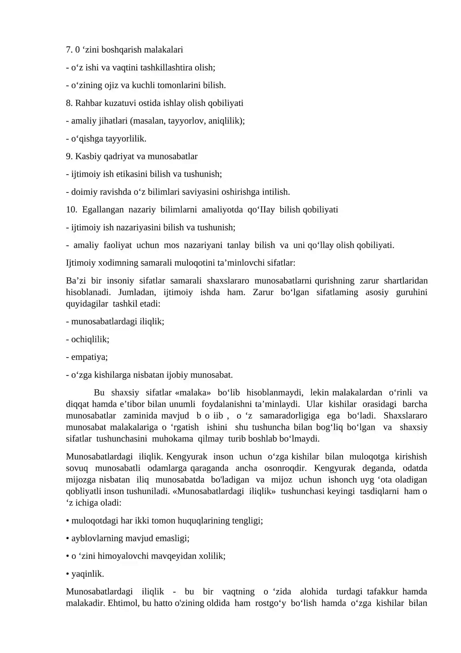 Ijtimoiy ish xodimining kasbiy etikasi 2