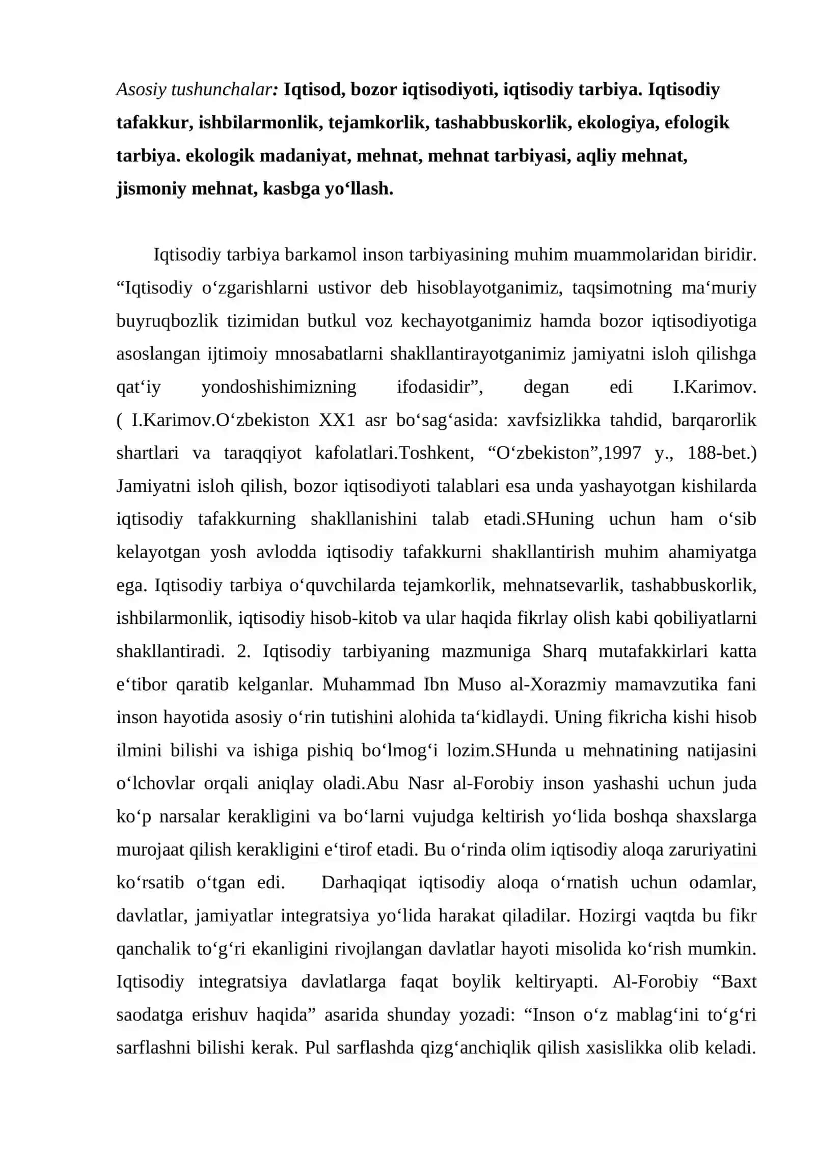 Iqtisodiy tarbiya mehnat tarbiyasi 2