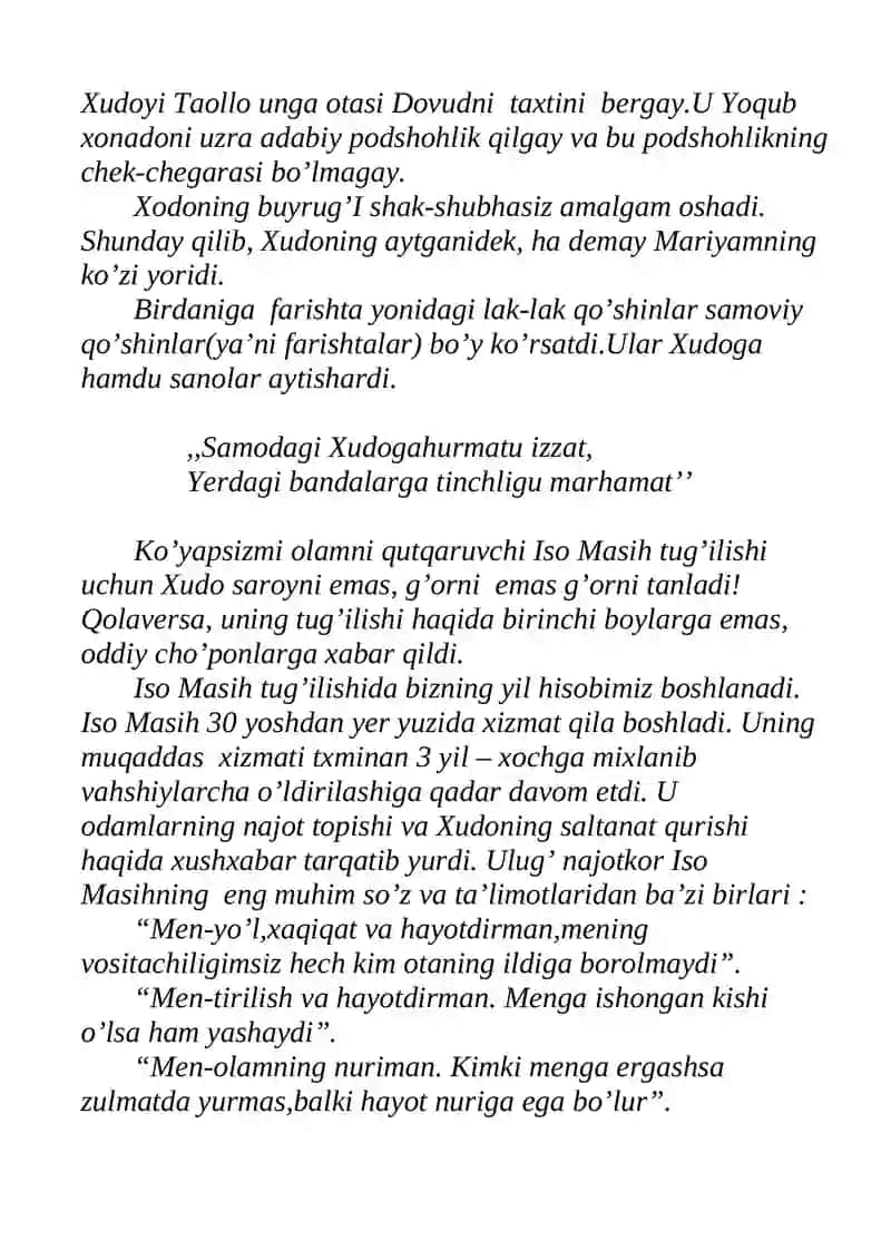 Xristianlik dini eng keng tarqalgan dunyoviy  dindir 2