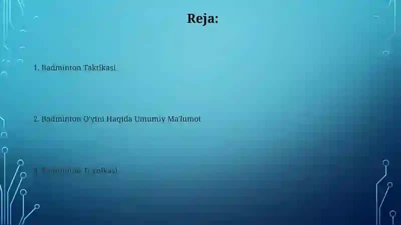 Badminton Taktikasi 2