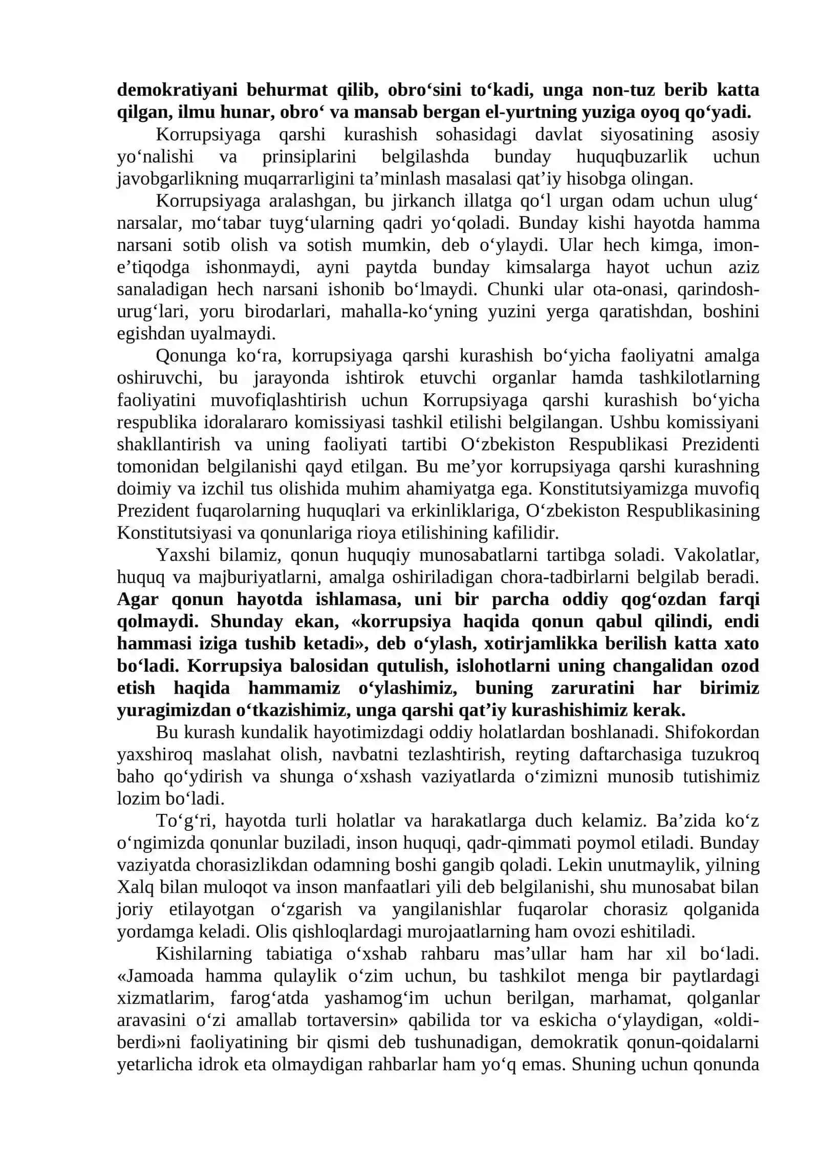 Korrupsiya – Global muammo sifatida 2
