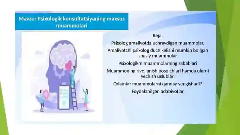 PSIXOLOGIK KONSULTATSIYANING MAXSUS MUAMMOLARI 2