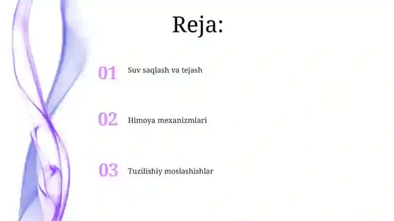 Cho'l yashash joylari va tarqalishi 2