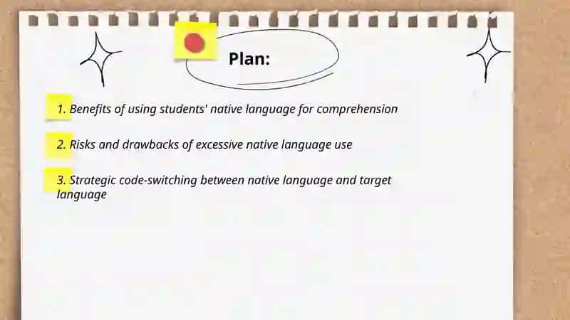 The use of native language in the classroom 2