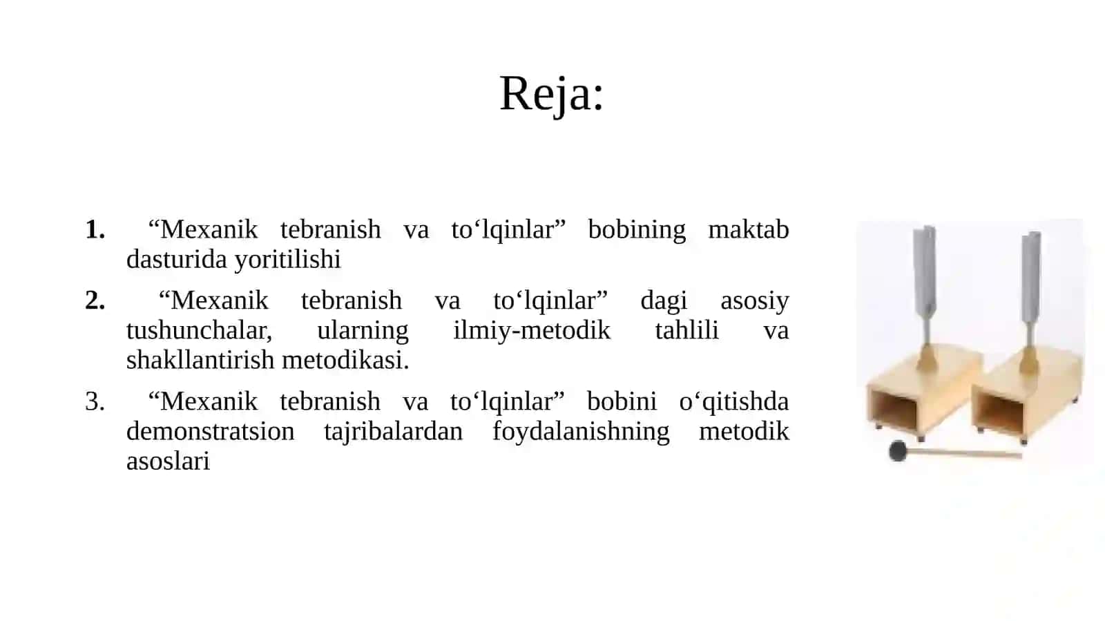 MEXANIK TEBRANISHLAR VA TO‘LQINLAR 2