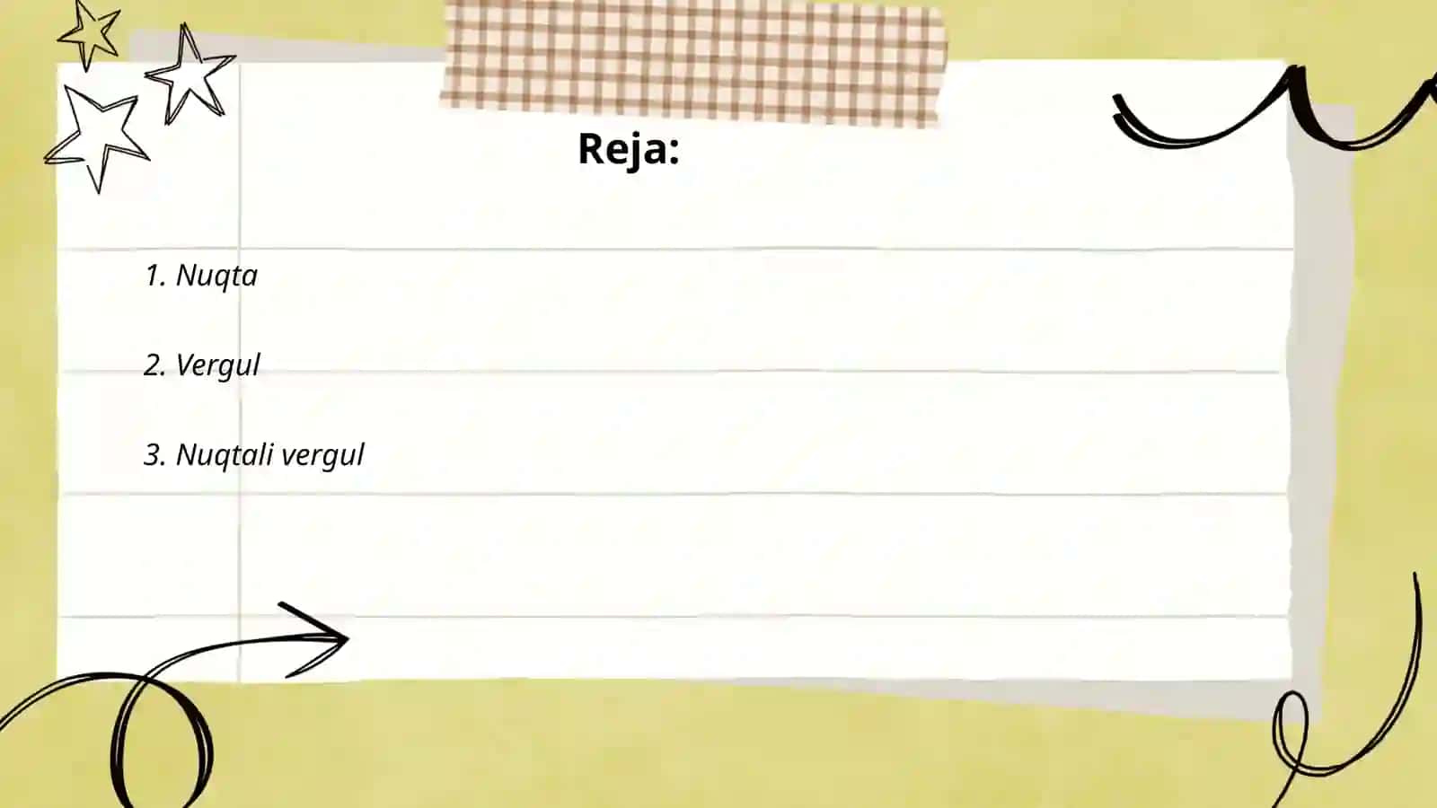 Tinish belgilari 2