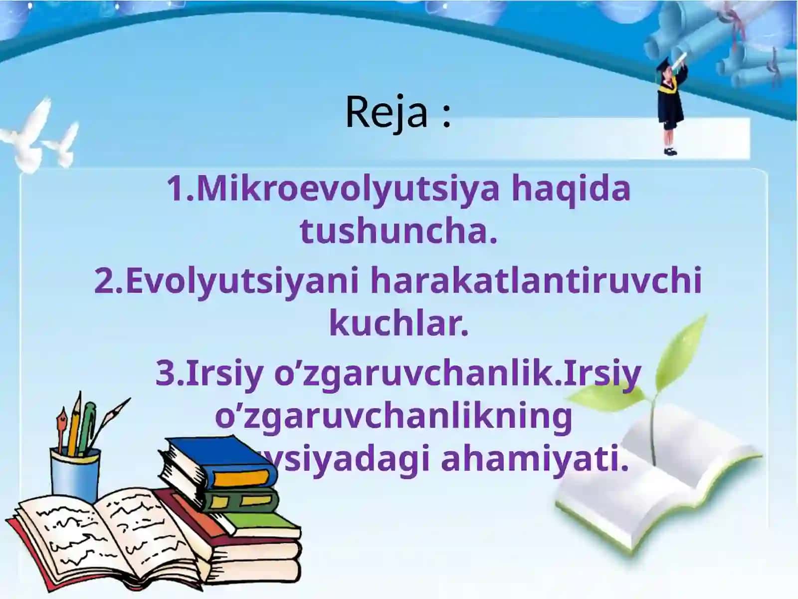 EVOLYUTSION TA`LIMOT.10 2