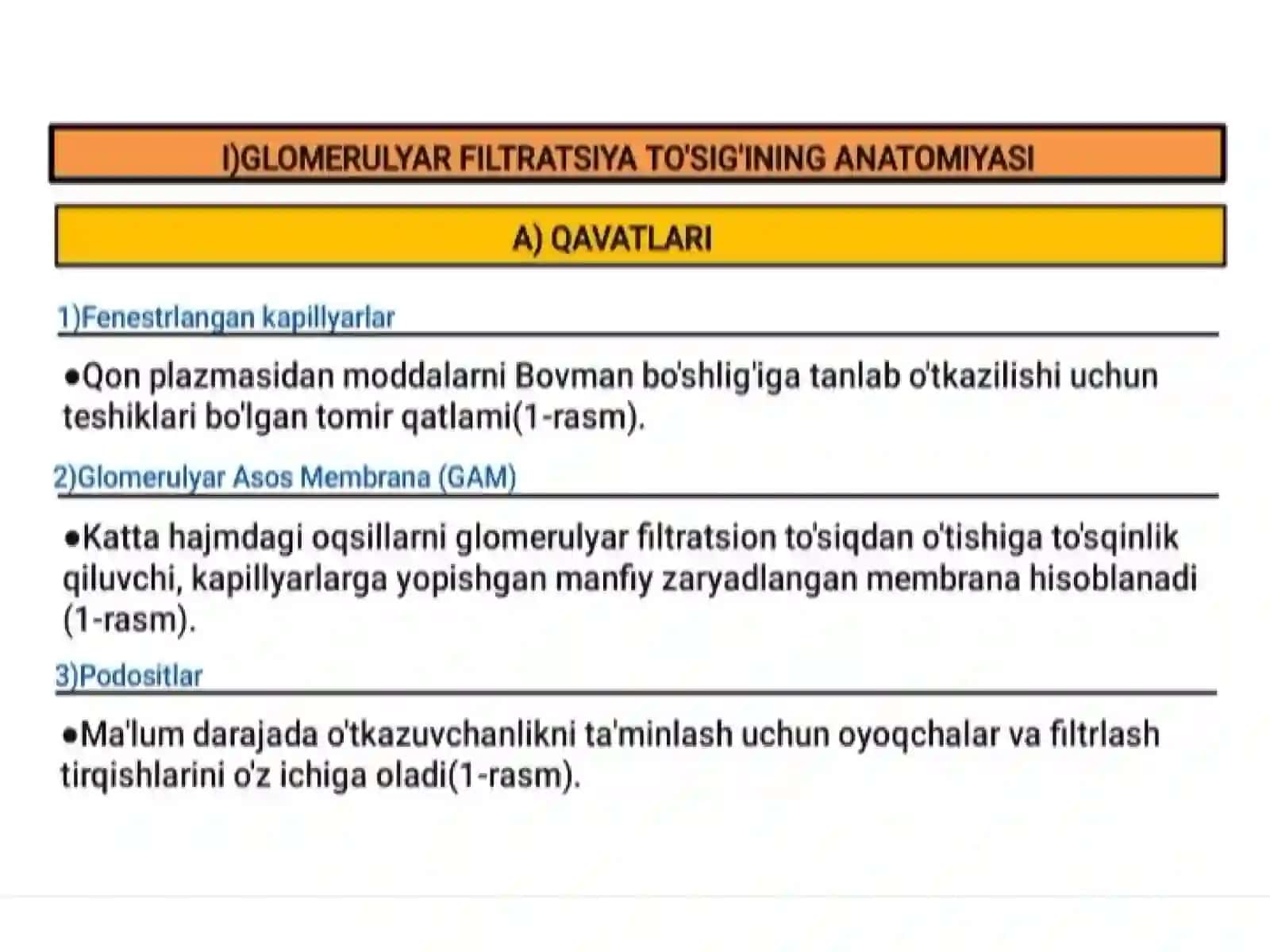 Siydik ayirish patologiyasi 2