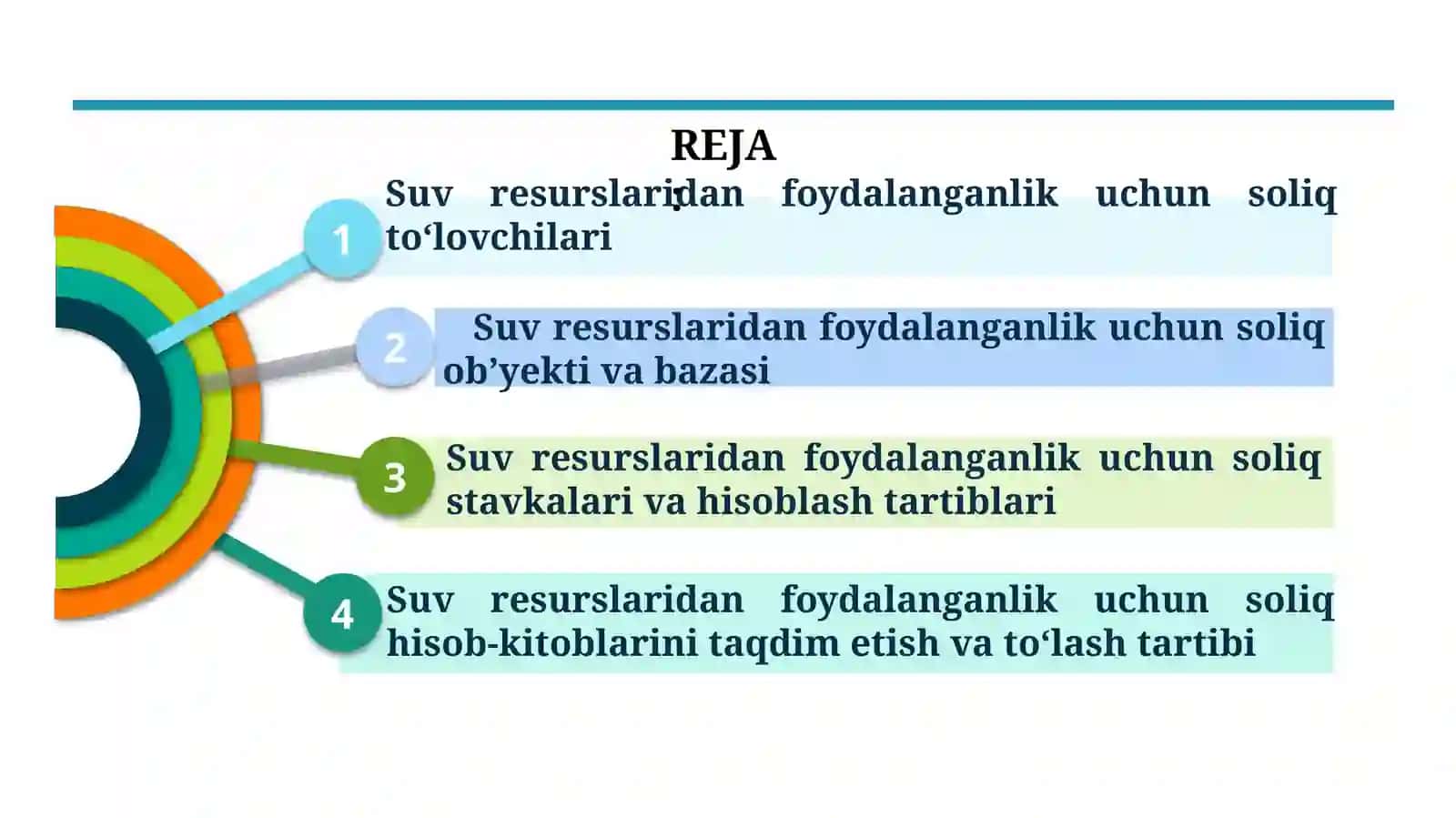 Suv resurslaridan foydalanganlik uchun soliq 2