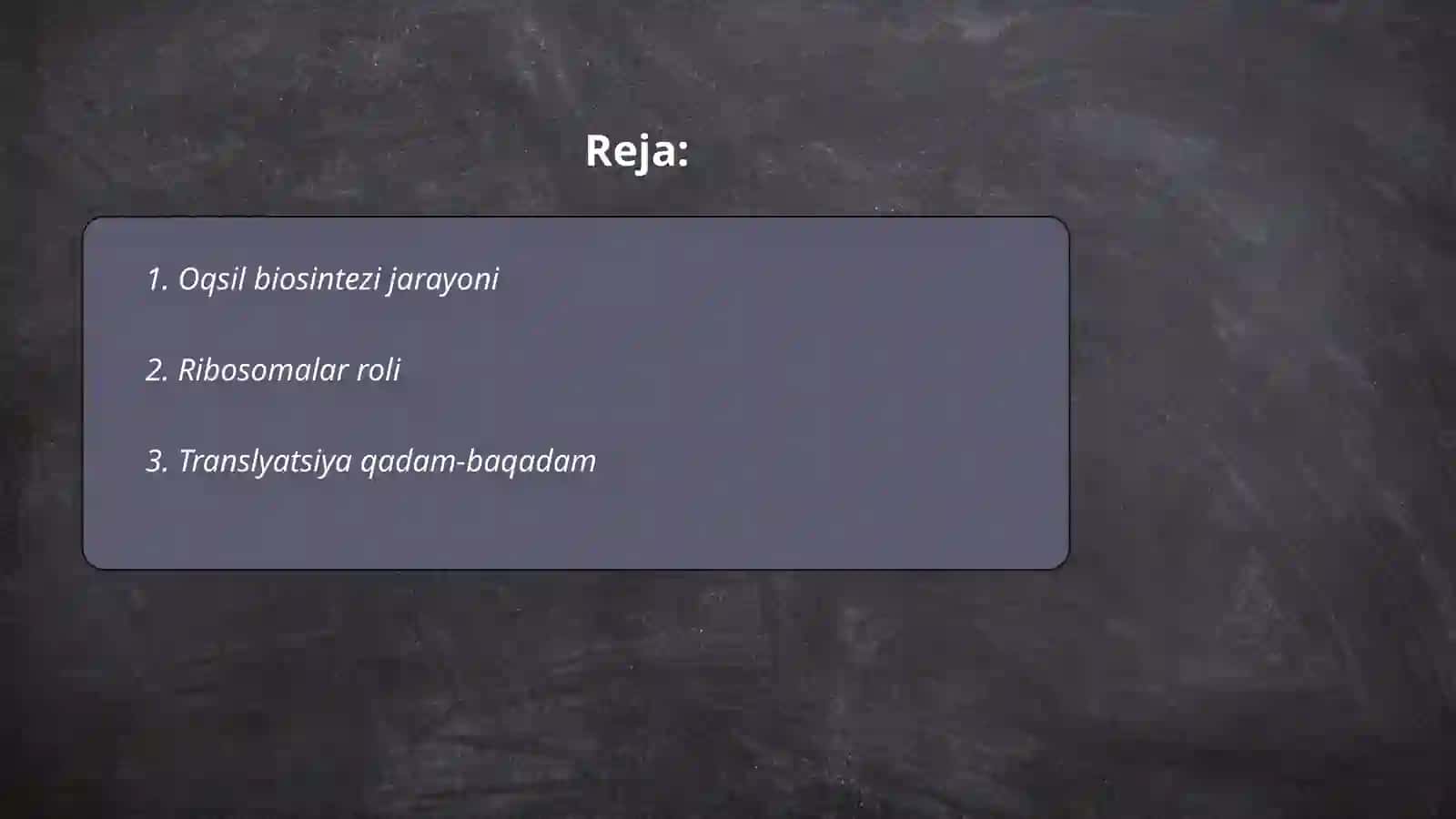 Oqsil biosinteziga ta'sir etuvchi preparatlar 2