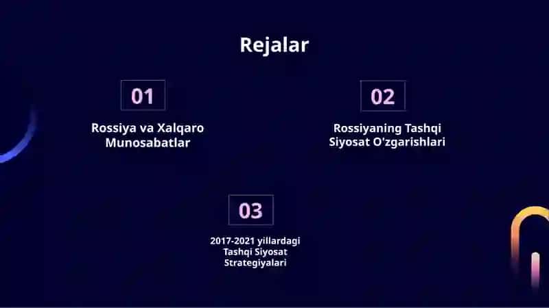 Rossiyaning 2017 - 2021 yillardagi tashqisiy siyosati 2