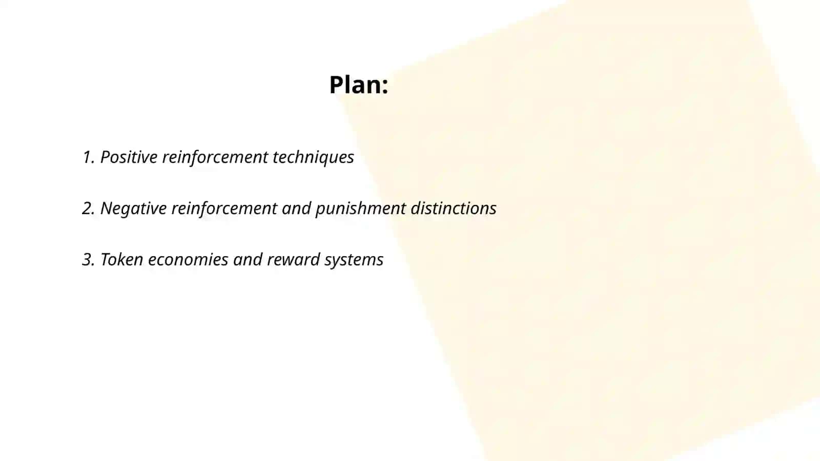 Methods of keeping discipline 2