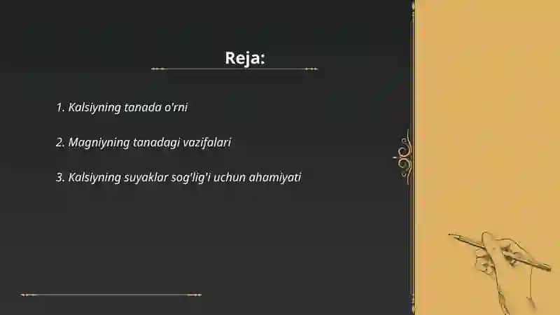 Kalsiy va Magniy 2