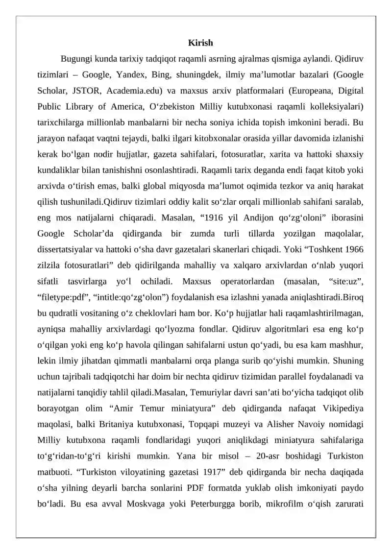 Tarixiy tadqiqotda qidiruv tizimlaridan foydalanish 2