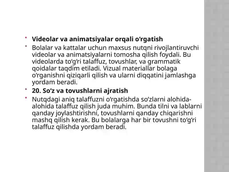 Nutqdaginuqsonlarnioldiniolish 2