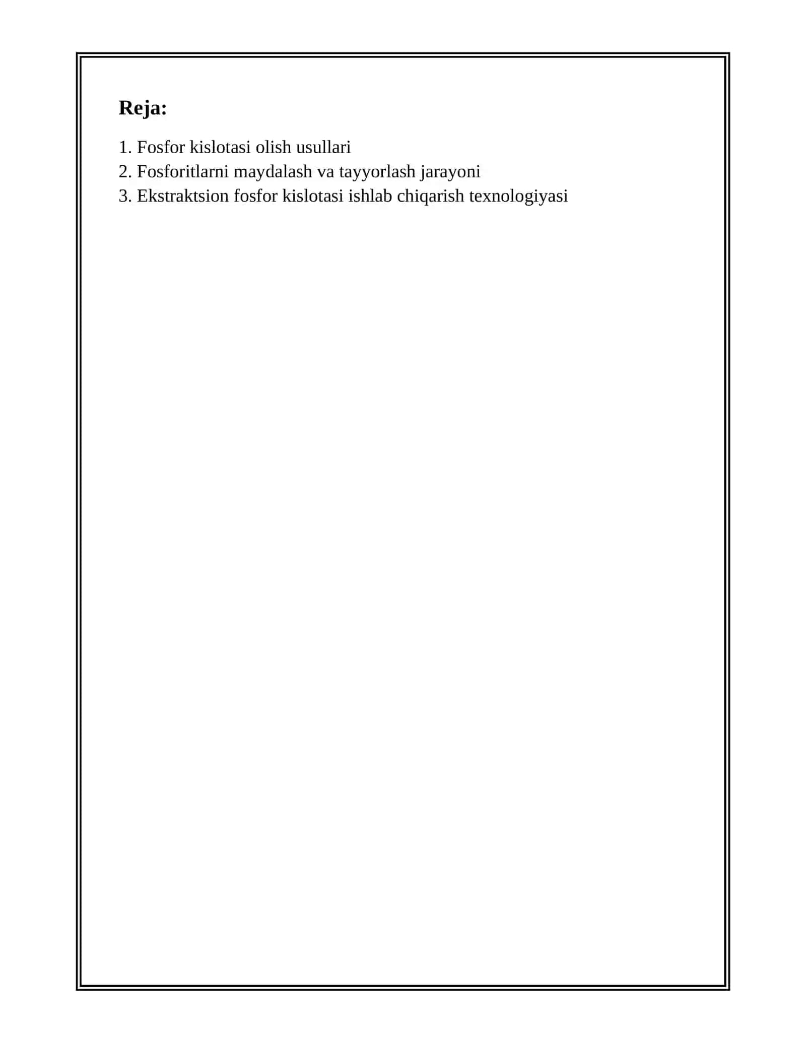 EKSTRAKSINON FOSFOR KISLOTA OLISH 2