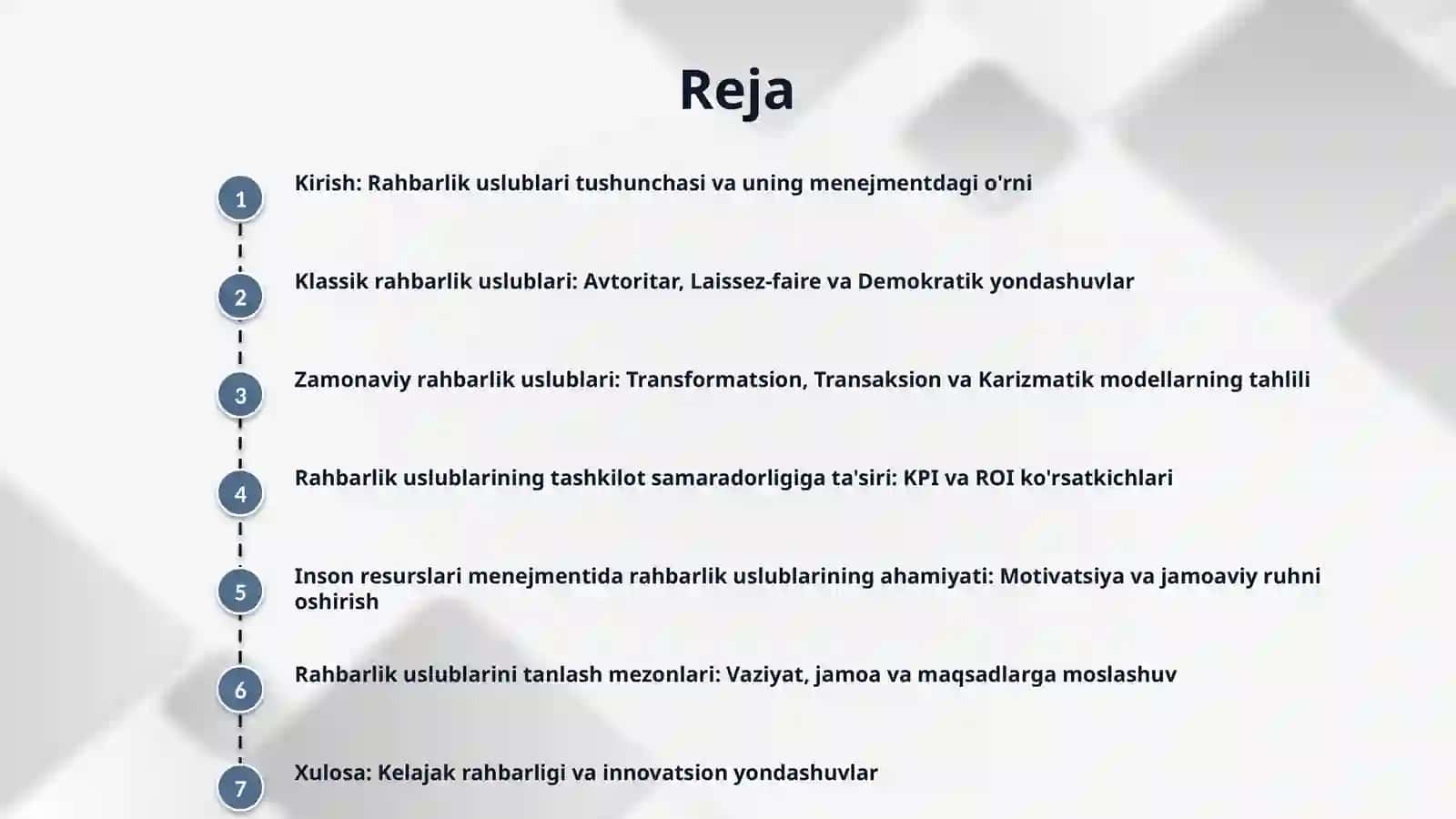 Rahbarlik uslublari 2