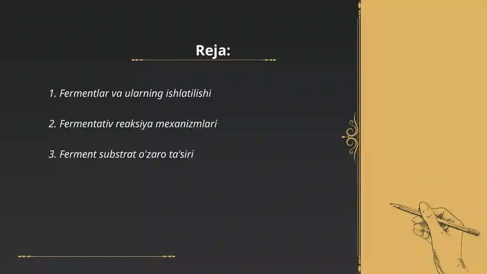 Fermentlar ishtirokidagi texnologik jarayonlar 2