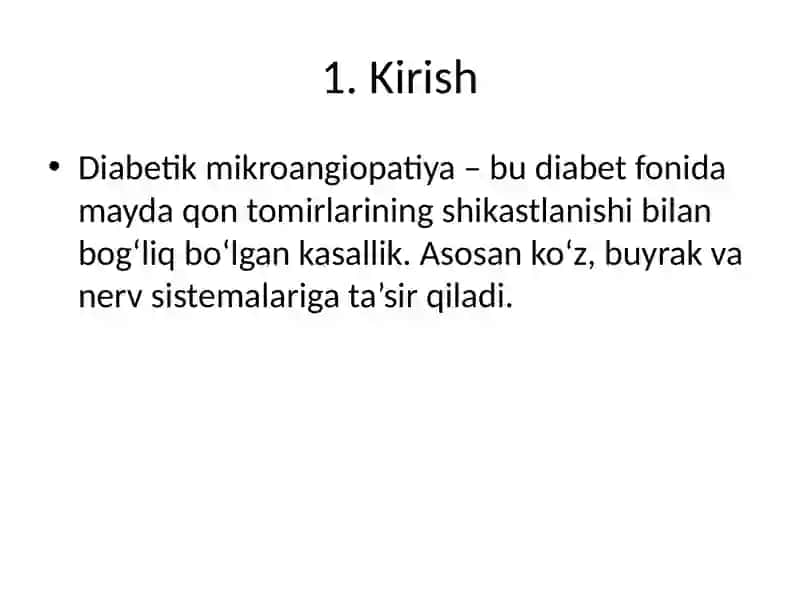 DIABETIK MIKROANGIOPATIYA 2