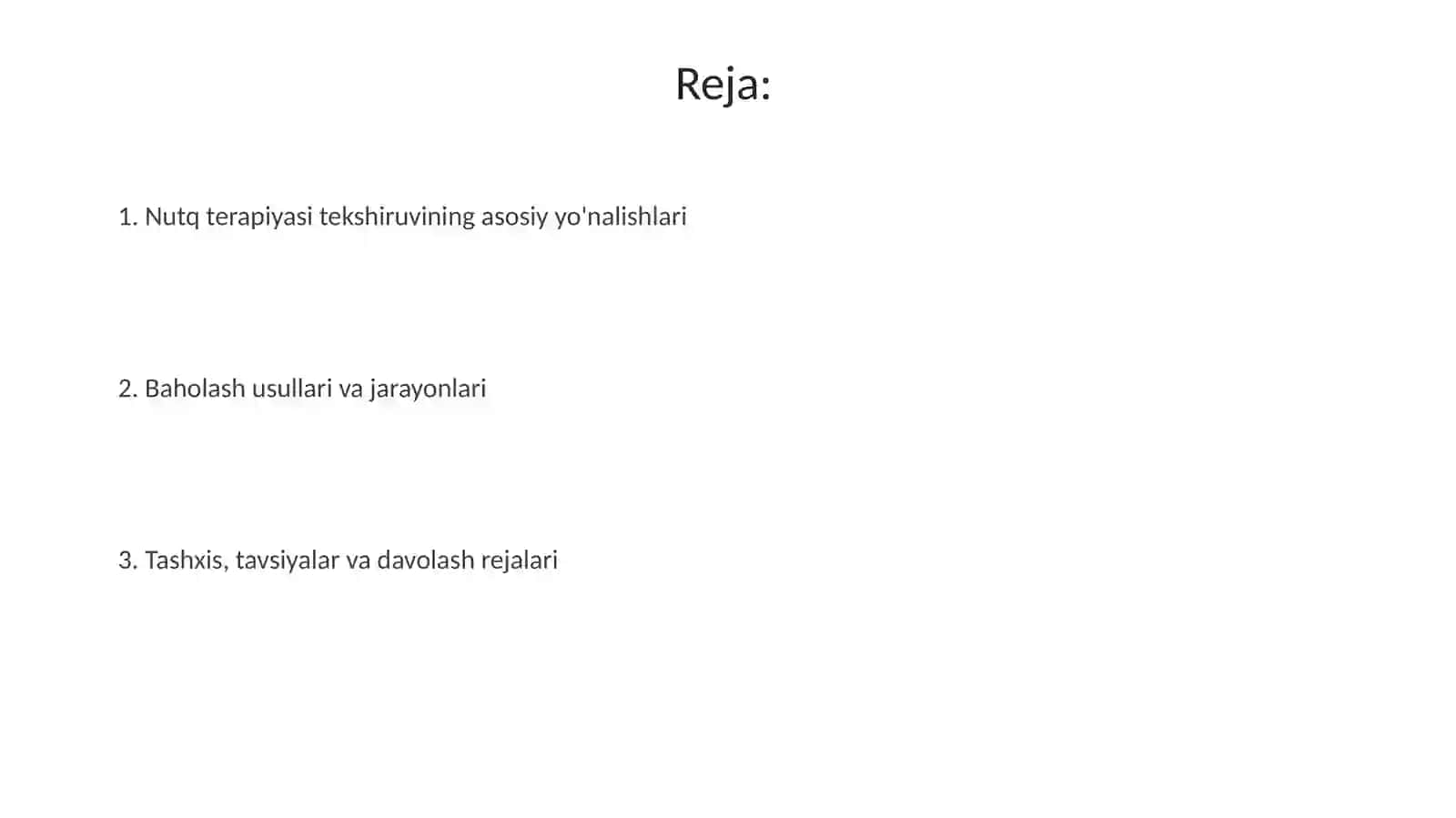 Logopedik tekshirishning asosiy vazifalari 2