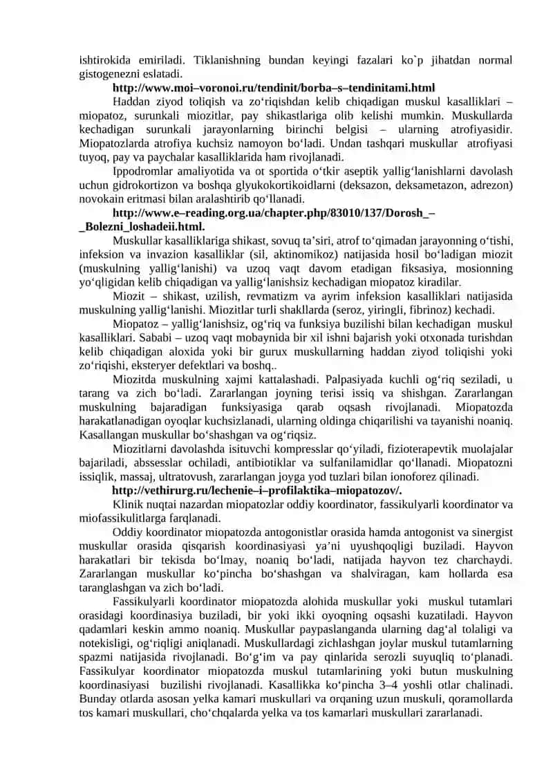 MUSKUL KASALLIKLARI (MIOPATOZ) 2