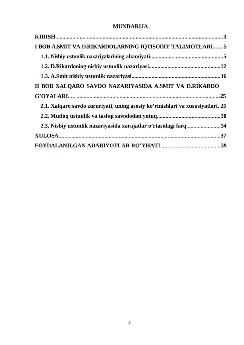 A.Smitning Mutlaq ustunlik nazariyasi 2