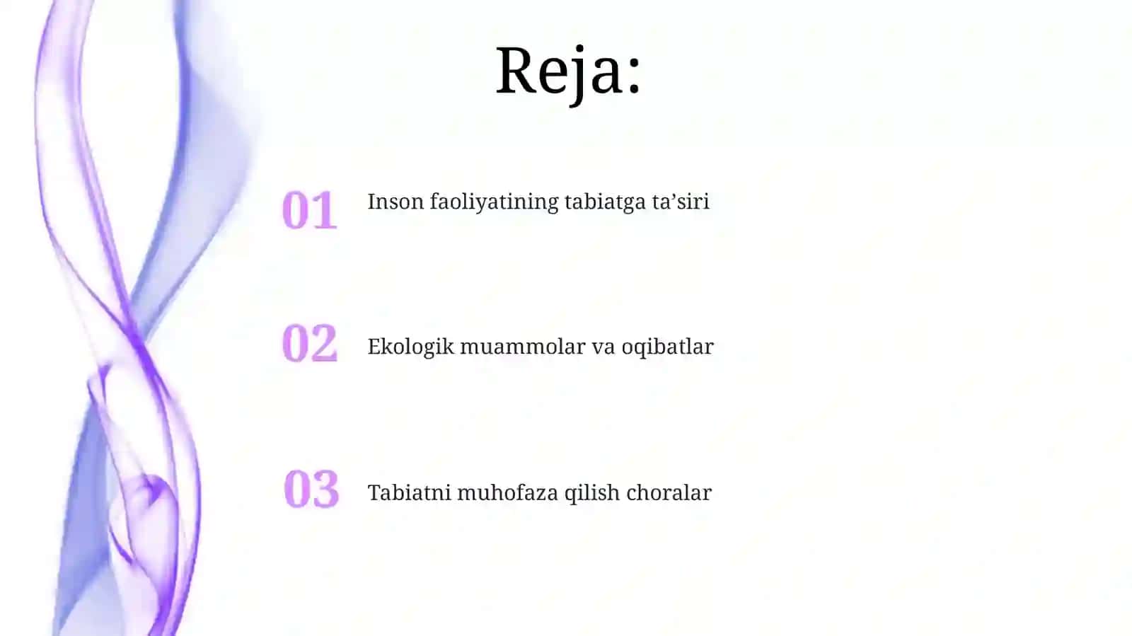 Inson omilining tabiatga taʼsiri va tabiatning javobi 2