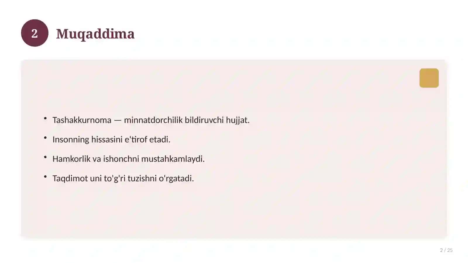 Homiy va hamkorlarga tashakkurnoma 2