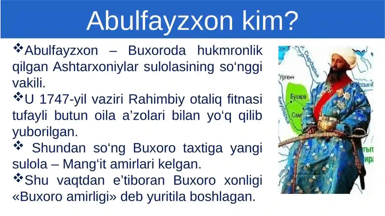 Abulfayzxon dramasi 2