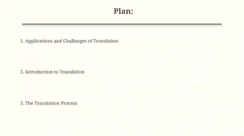 Applications and Challenges of Translation 2