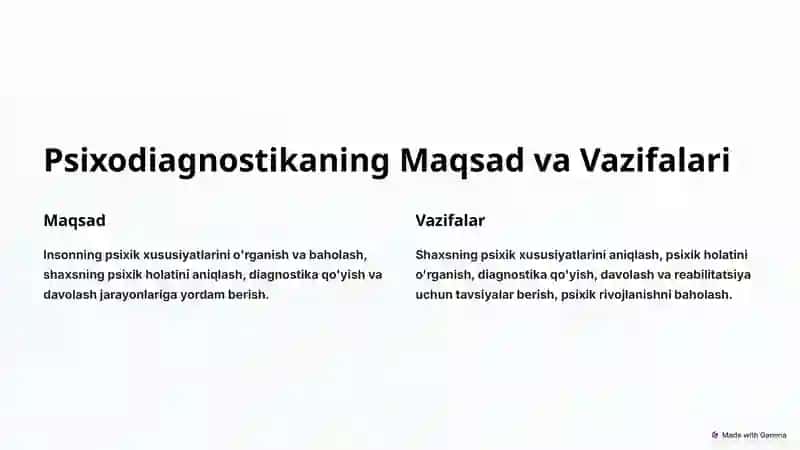 Psixodiagnostika: Tadqiqot va Amaliyot 2