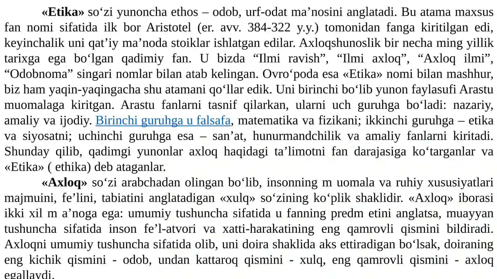 11- Axloq falsafasi (Etika) 2
