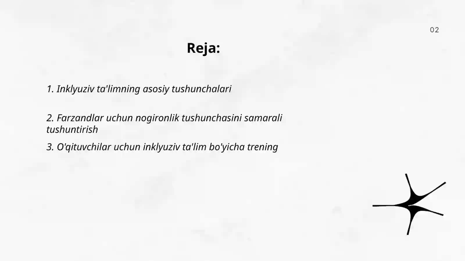 Inklyuziv ta'limning asosiy tushunchalari 2