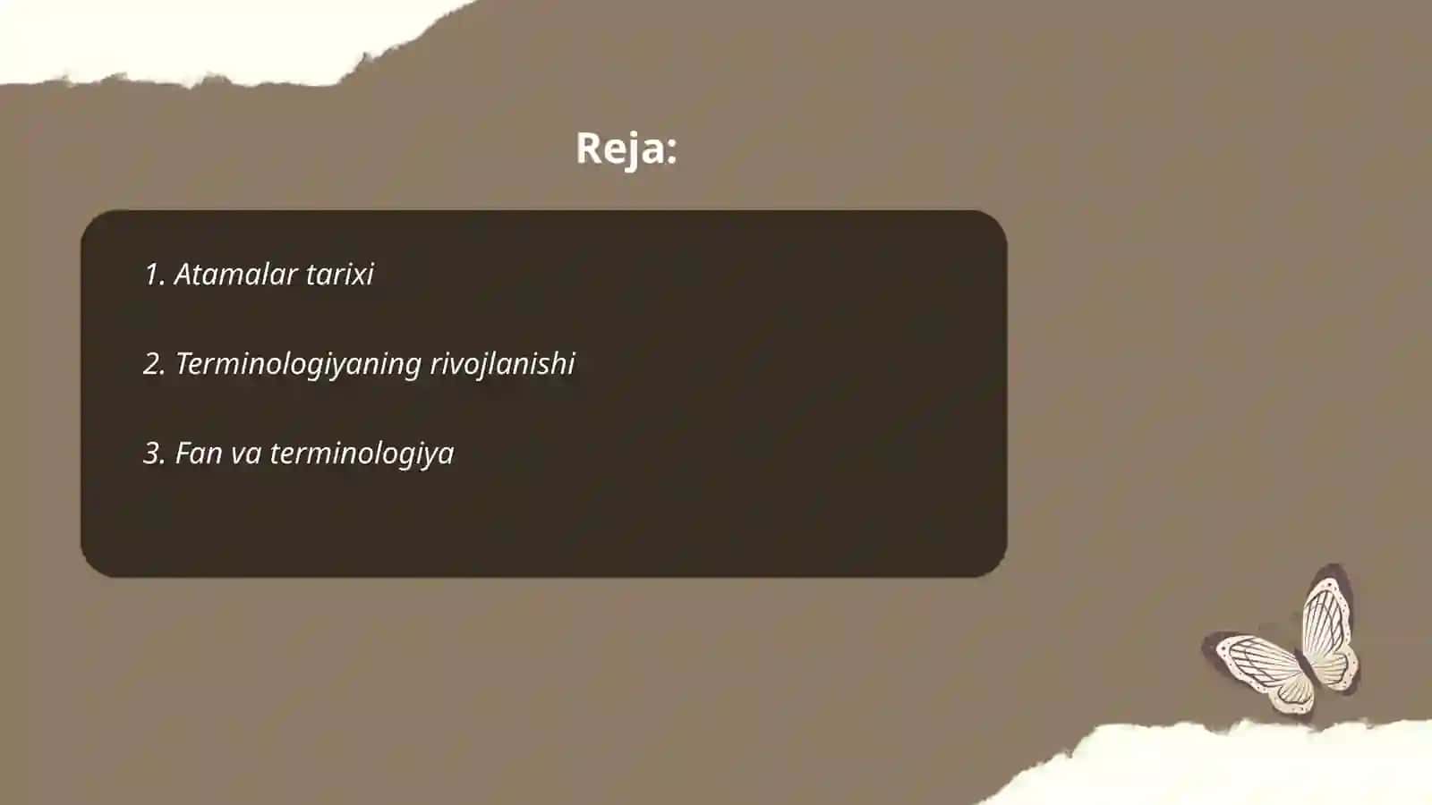 Umumiy terminologiya 2