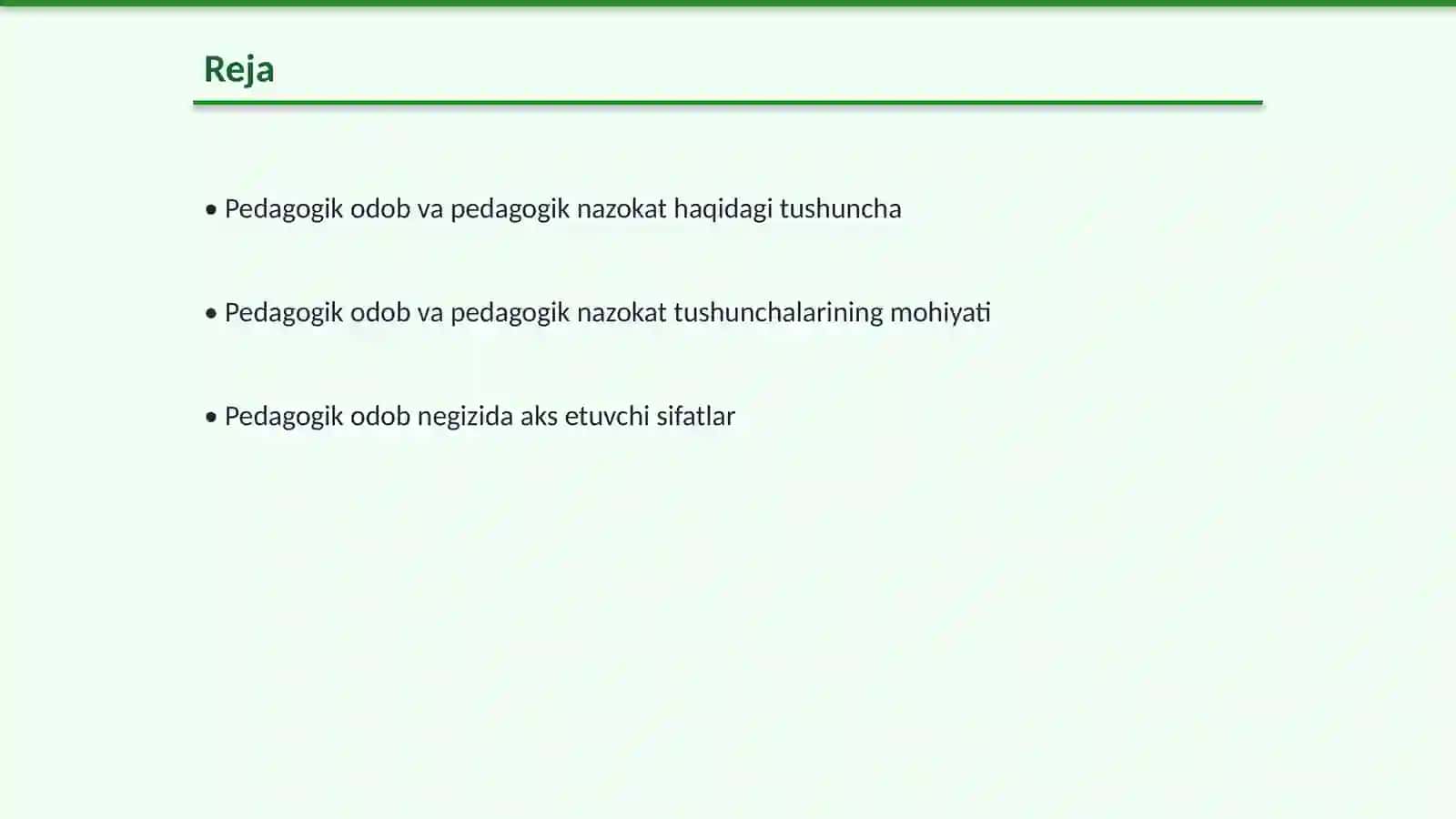 Pedagogik odob 2