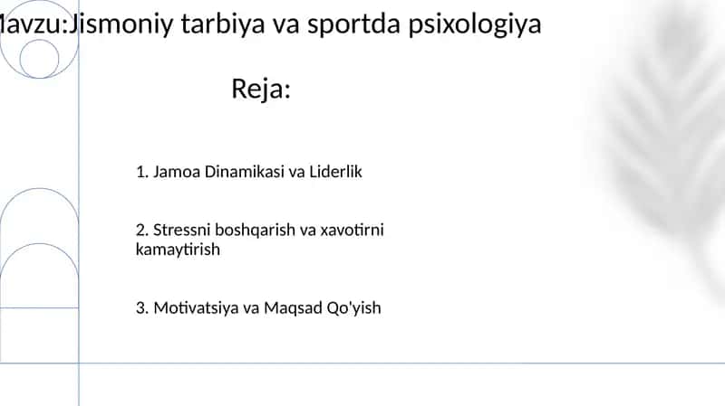 Sport psixologiyasi 2