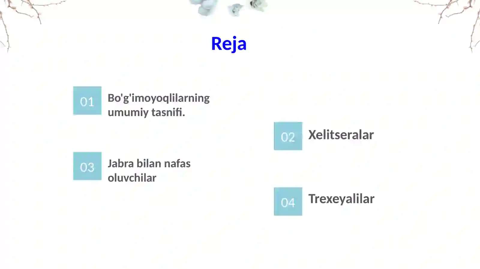 Bo'g'imoyoqlilarning kekibchiqish sabablari 2