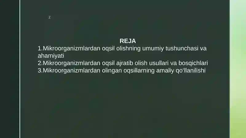 Endofitlardan oqsil ajratib olish 2