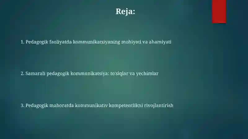 Pedagogik kommunikatsiya 2