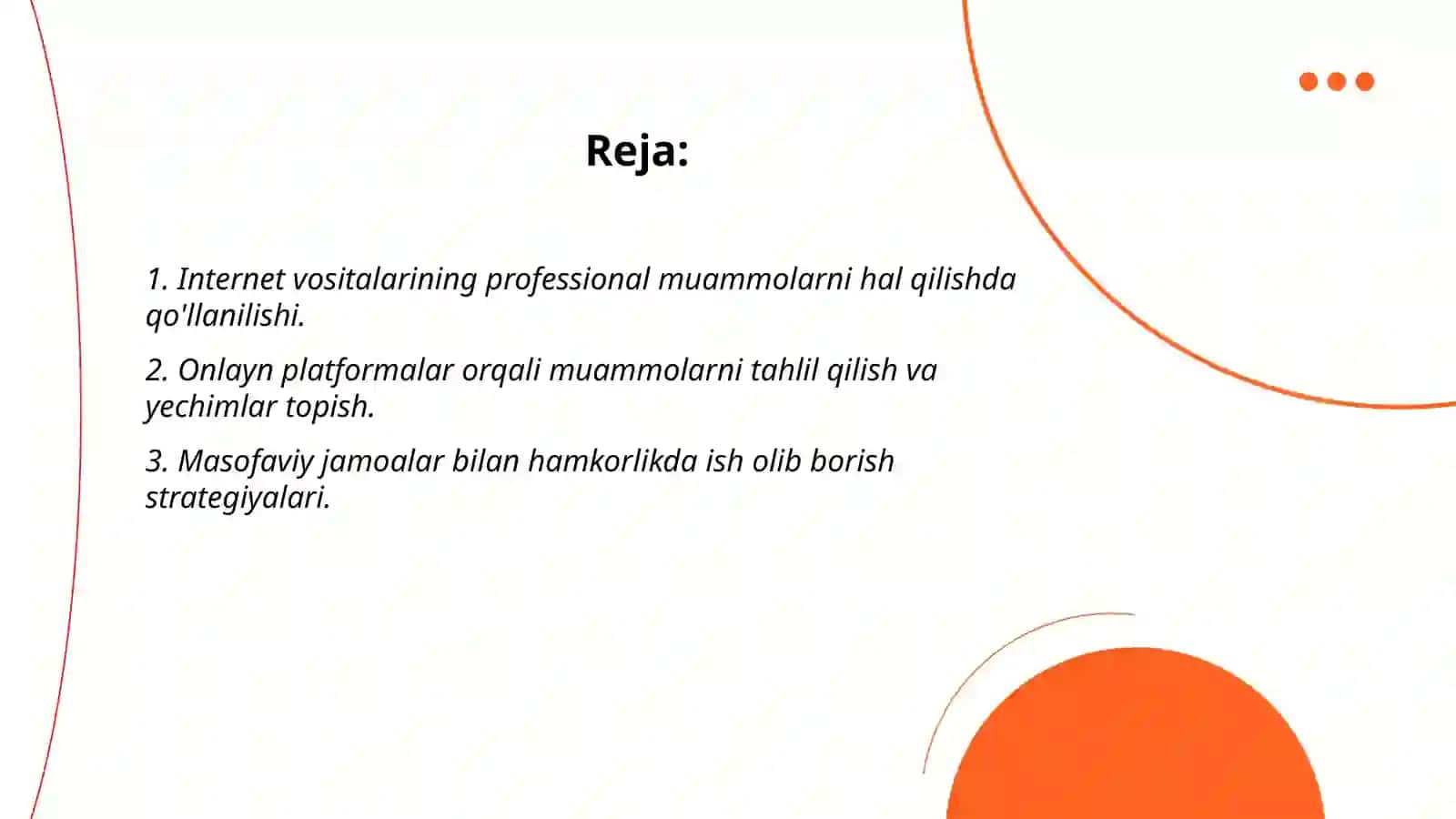 Internet kasbiy muammolarni hal qilish vositasi sifadi 2