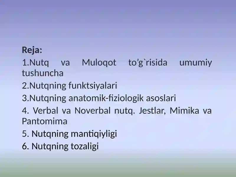 НУТҚНИНГ ПСИХОЛОГИК ЖИҲАТЛАРИ 2