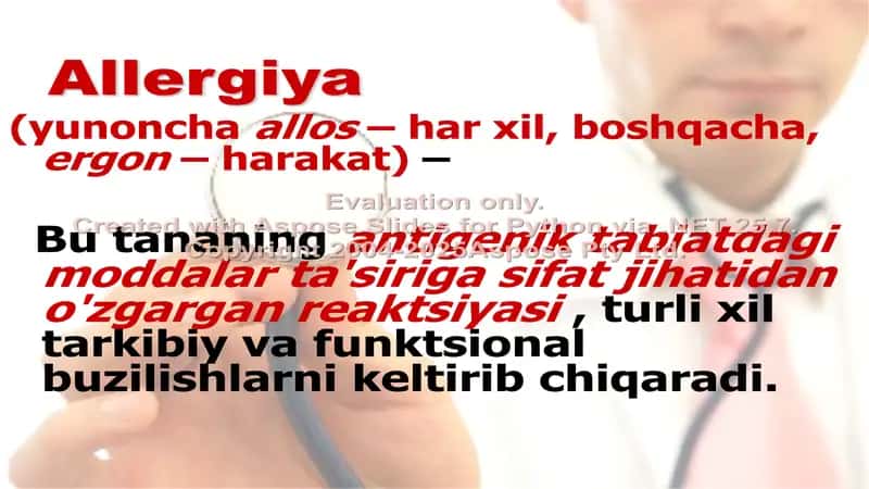 Pollinozlar tasnifi va klinikasi xususiyatlari 2