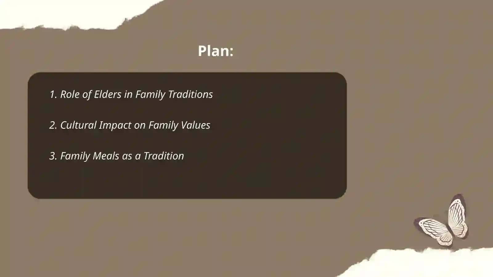 Family value and family traditions 2