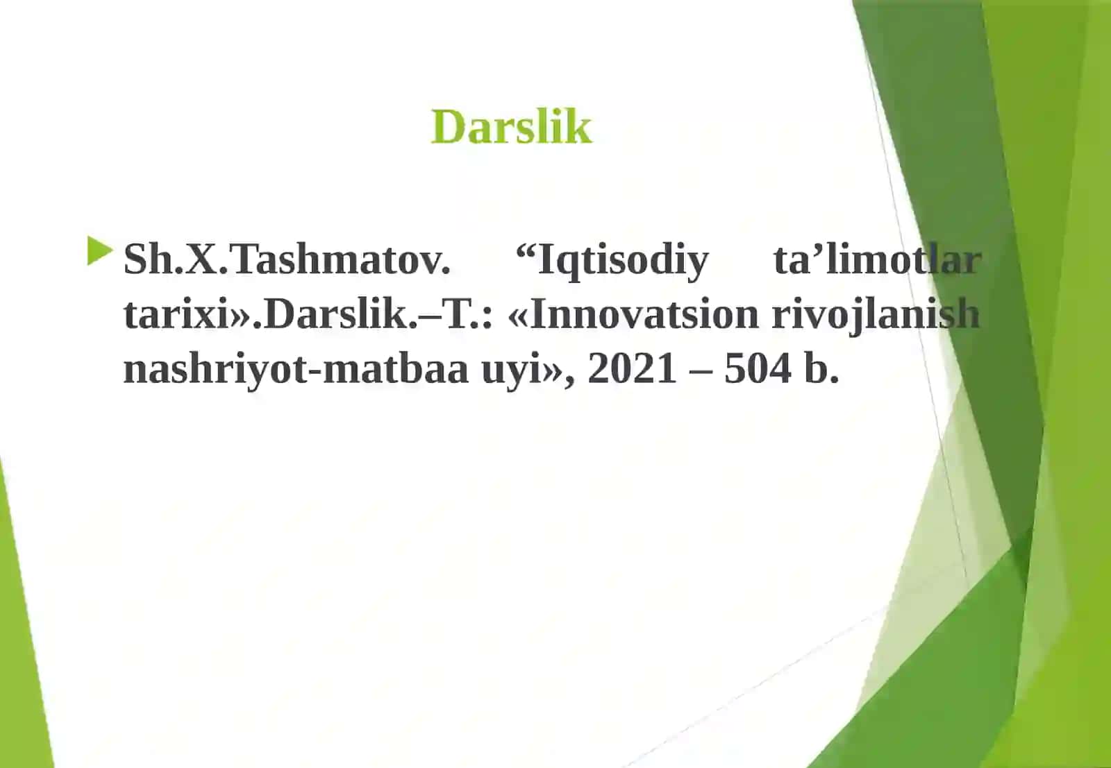 Iqtisodiyta’limotlartarixi 2