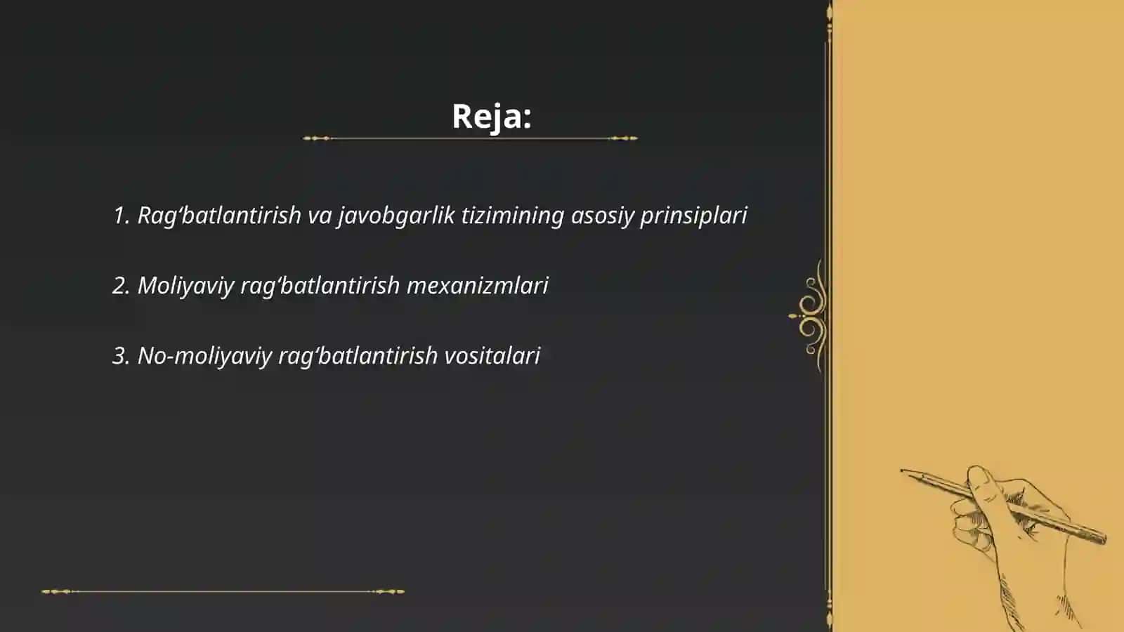 Rag‘batlantirish va javobgarlik 2