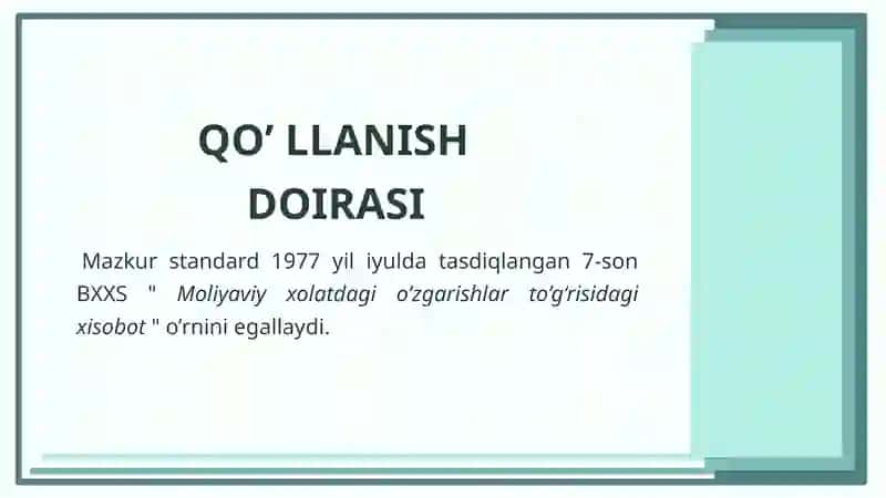 PUL MABLAG‘LARI HARAKATI TO‘G‘RISIDAGI HISOBOT 2